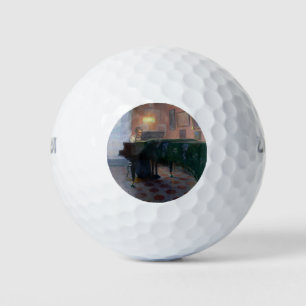 The Piano Player (Pianist) (Female Musician) Golf Balls