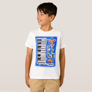 The "Piano Shirt" for boys by Neil Myers T-Shirt