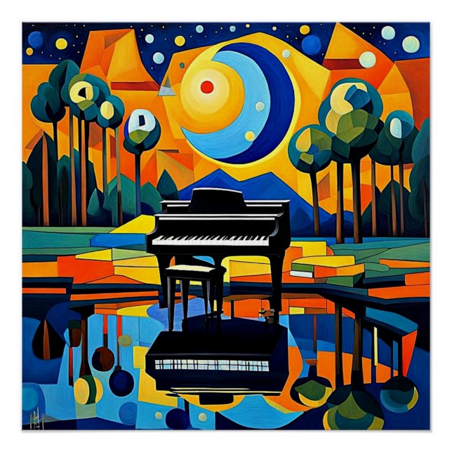 The Piano waits Poster (Front)