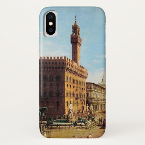 The Piazza della Signoria in Florence iPhone X Case