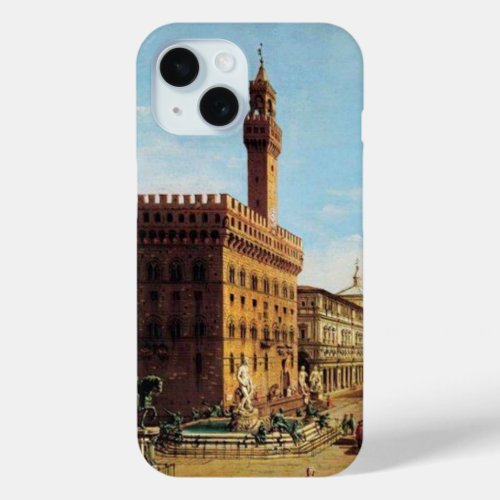 The Piazza della Signoria in Florence iPhone 15 Case