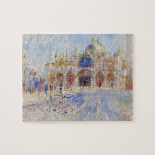 The Piazza San Marco, Venice, 1881 (oil on canvas) Jigsaw Puzzle
