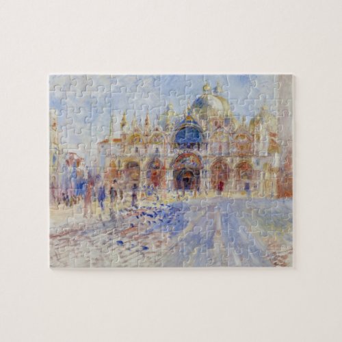 The Piazza San Marco Venice 1881 oil on canvas Jigsaw Puzzle