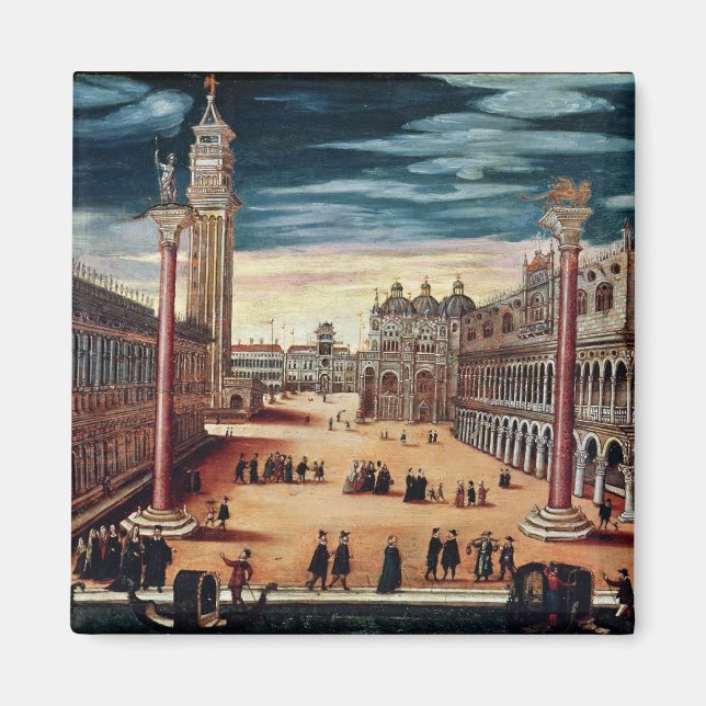 The Piazzetta di San Marco, Venice Magnet (Front)