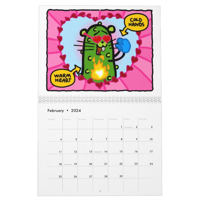 2024 Positive Pickle Calendar – Pickle's Portraits