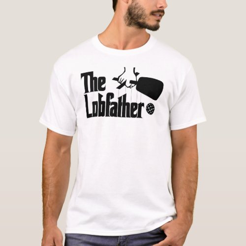 The Pickleball Lobfather Awesome Pickleball Court  T_Shirt