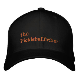 the Pickleballfather Embroidered Baseball Cap