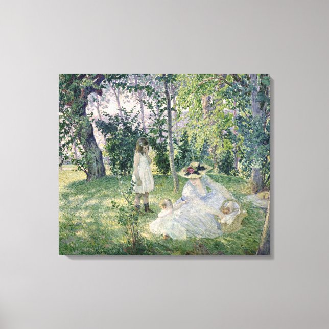 The Picnic, 1903 Canvas Print (Front)