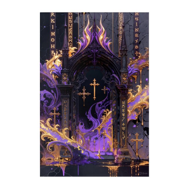 The picture of honor acrylic print (Front)