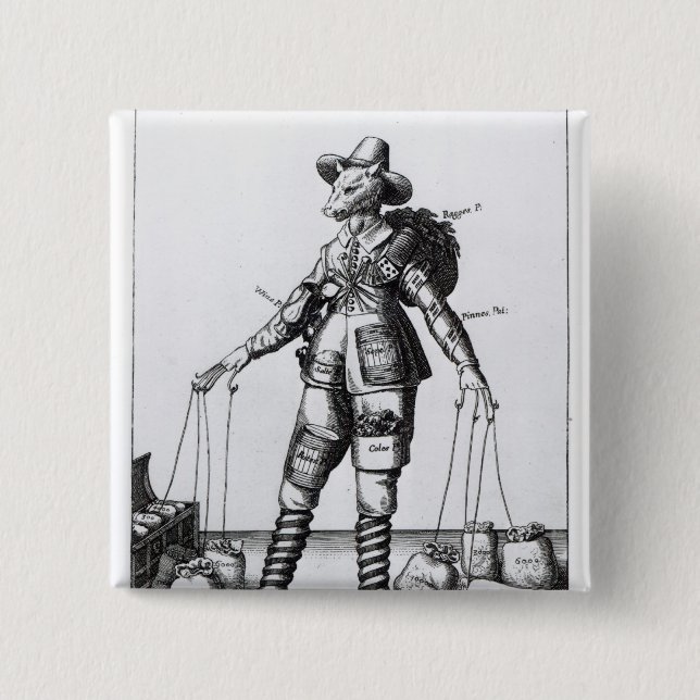 The Picture of Pattenty', c.1641-50 Button (Front)