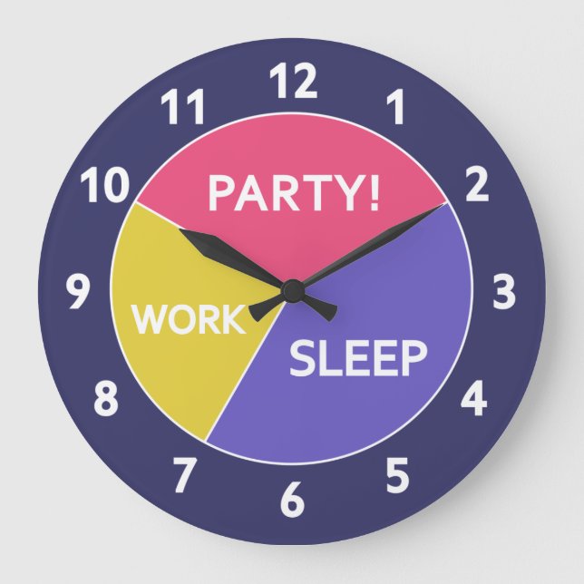 The Pie Chart of Life clock (Front)