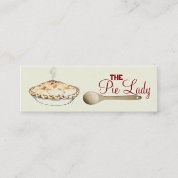 The Pie Lady Business Cards by Siberianmom at Zazzle