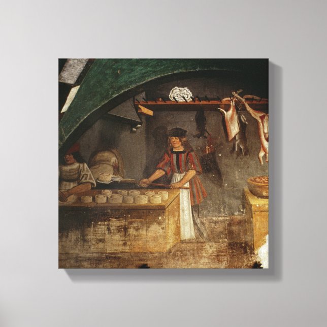 The Pie Maker Canvas Print (Front)