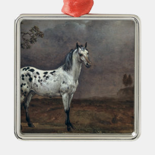 The Piebald Horse, 1653 Metal Ornament
