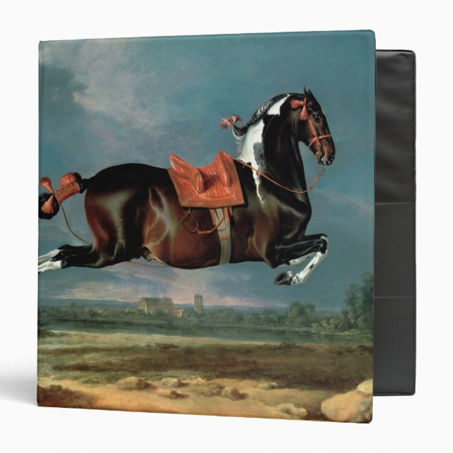 The piebald horse 'Cehero' rearing 3 Ring Binder (Front/Inside)