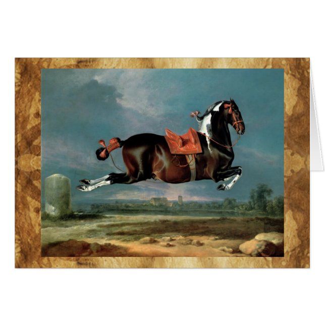 The Piebald Horse "Cehero' Rearing Cards (Front Horizontal)