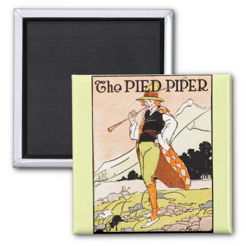 The Pied Piper Childrens Nursery Magnet