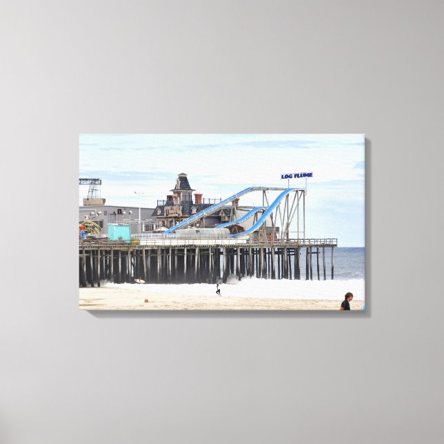 The Pier at Seaside Heights- Summer of 2012 Canvas Print (Front)