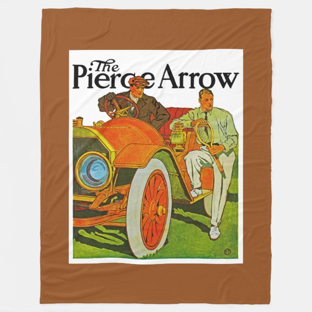 The Pierce Arrow Fleece Blanket (Front)