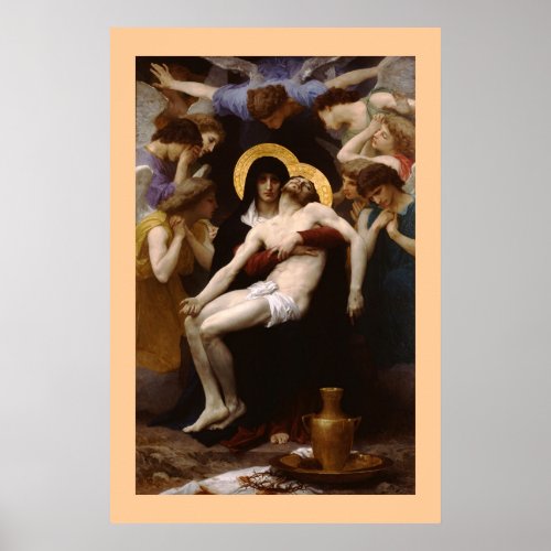 The Pieta by Bouguereau Poster