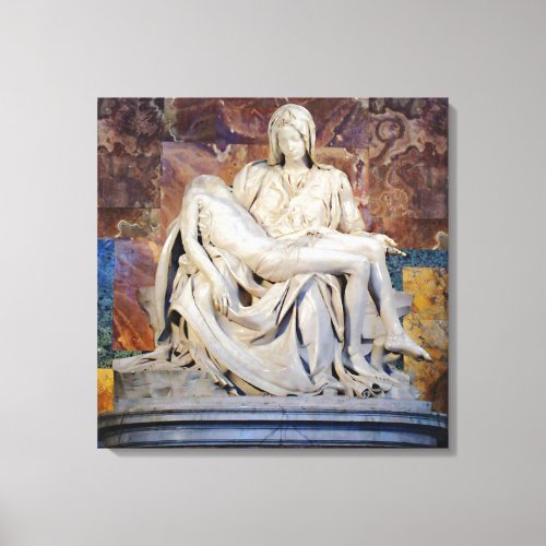 The Pieta by Michelangelo Canvas Print