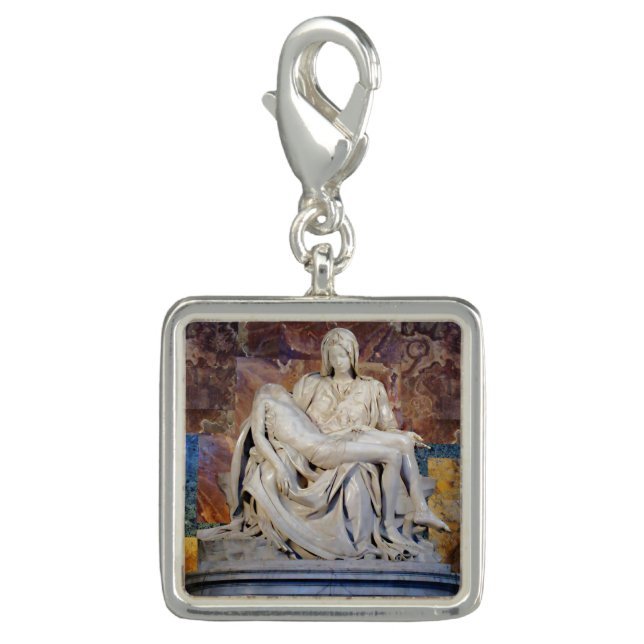 The Pieta by Michelangelo Charm (Front)