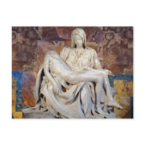 The Pieta by Michelangelo Postcard