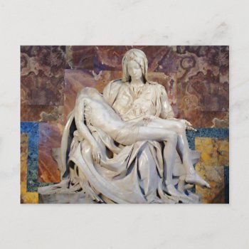 The Pieta By Michelangelo Postcard by efhenneke at Zazzle