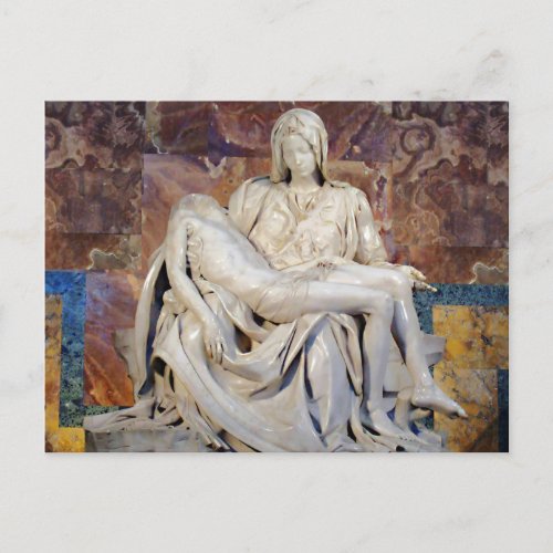 The Pieta by Michelangelo Postcard