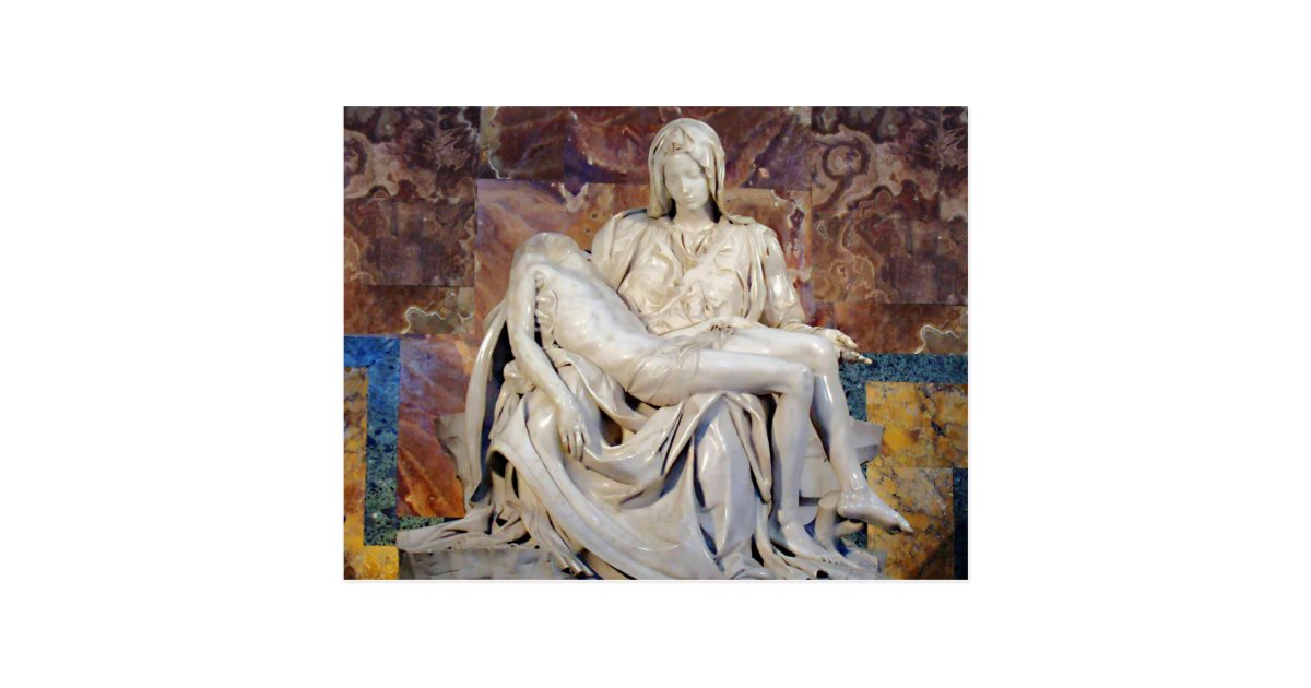 Mary holding jesus statue image