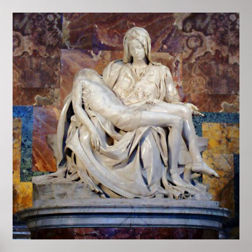 The Pieta by Michelangelo Poster