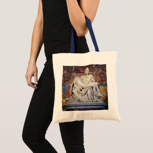 The Pieta by Michelangelo Tote Bag