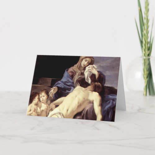 The Pieta _ Lamentation of Christ _ Baciccio Holiday Card