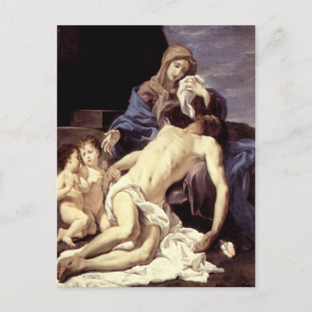 The Pieta - Lamentation of Christ - Baciccio Postcard (Front)
