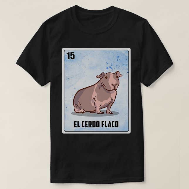 The Pig Skinny Funny Costume Pig Skinny Pigs Premi T-Shirt (Design Front)