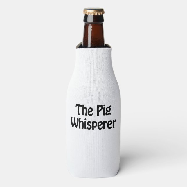 the pig whisperer bottle cooler (Bottle Front)