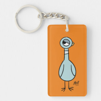 The Pigeon Acrylic Keychain