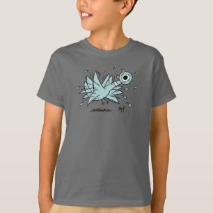 The Pigeon Freakout Kids Grey T-Shirt