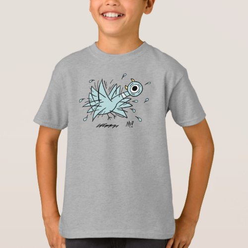 The Pigeon Freakout Kids Heather T_Shirt
