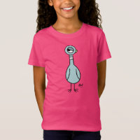 The Pigeon Side Eye Girls Pink