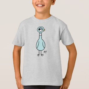 The Pigeon Side Eye Kids Ash T-Shirt