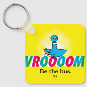 The Pigeon Vroom Keychain