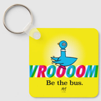 The Pigeon Vroom Keychain