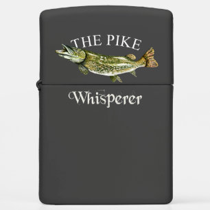 The Pike Whisperer Dark Zippo Lighter