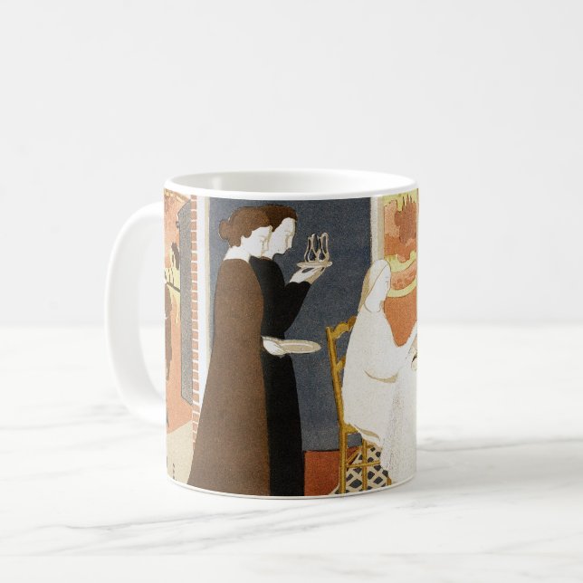 The Pilgrims of Emmaus, Maurice Denis Coffee Mug (Front Left)