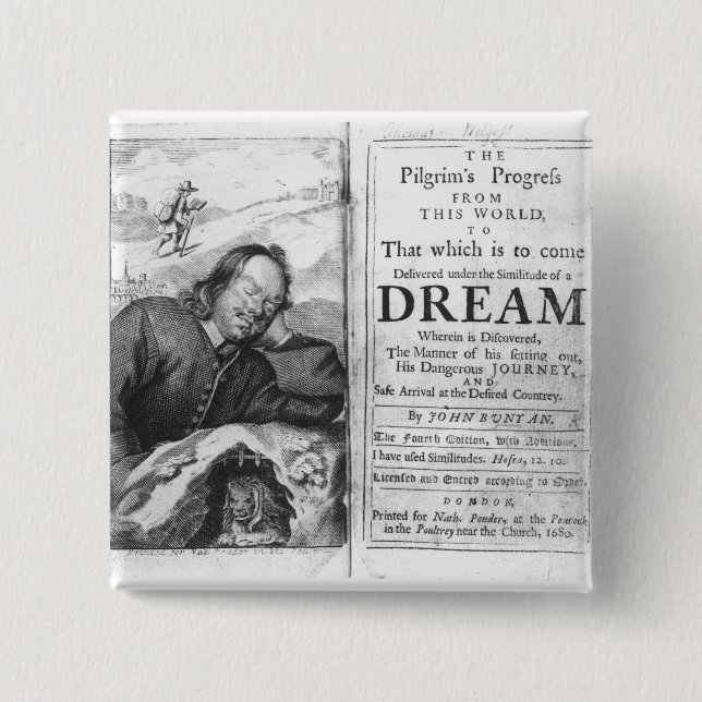 The Pilgrim's Progress' Button (Front)
