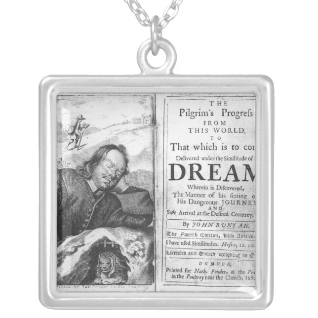 The Pilgrim's Progress' Silver Plated Necklace (Front)