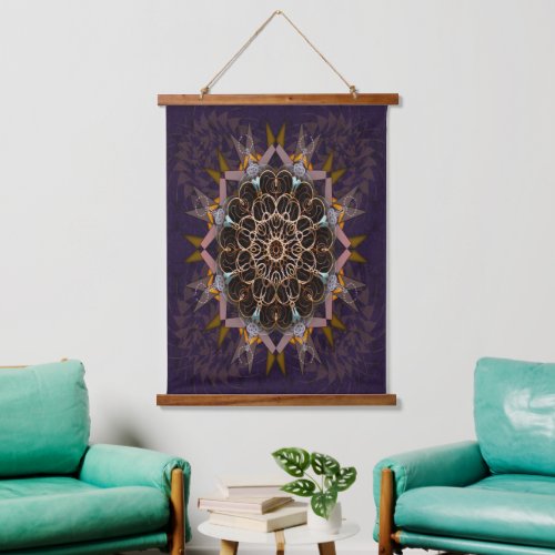 The pillared thread tie_in purpura refraction hanging tapestry