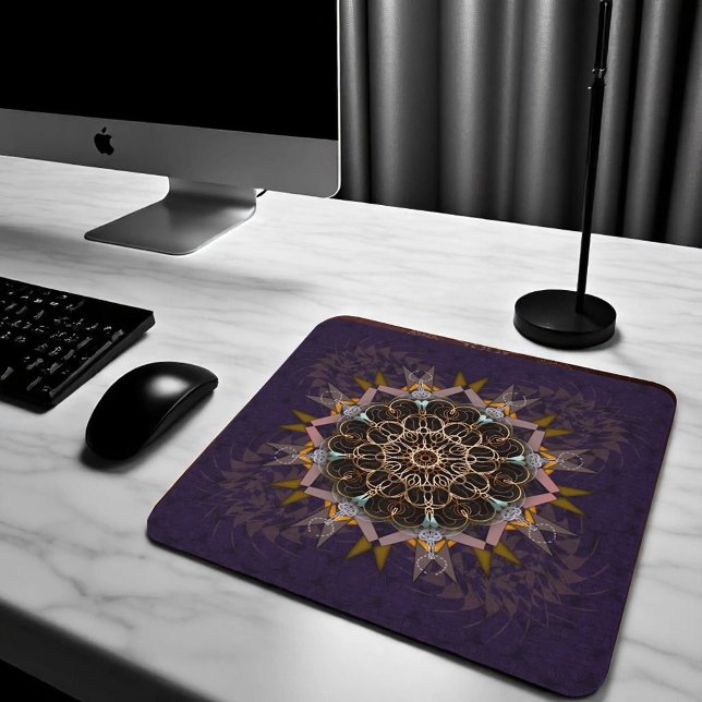 The pillared thread tie-in purpura refraction mouse pad (Creator Uploaded)