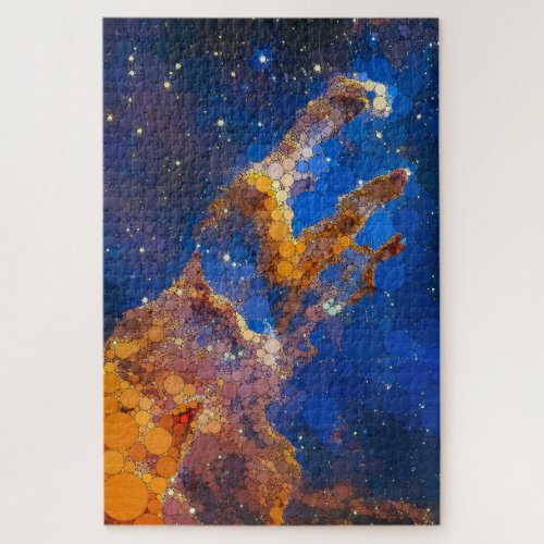 The Pillars of Creation in the Eagle Nebula Jigsaw Puzzle